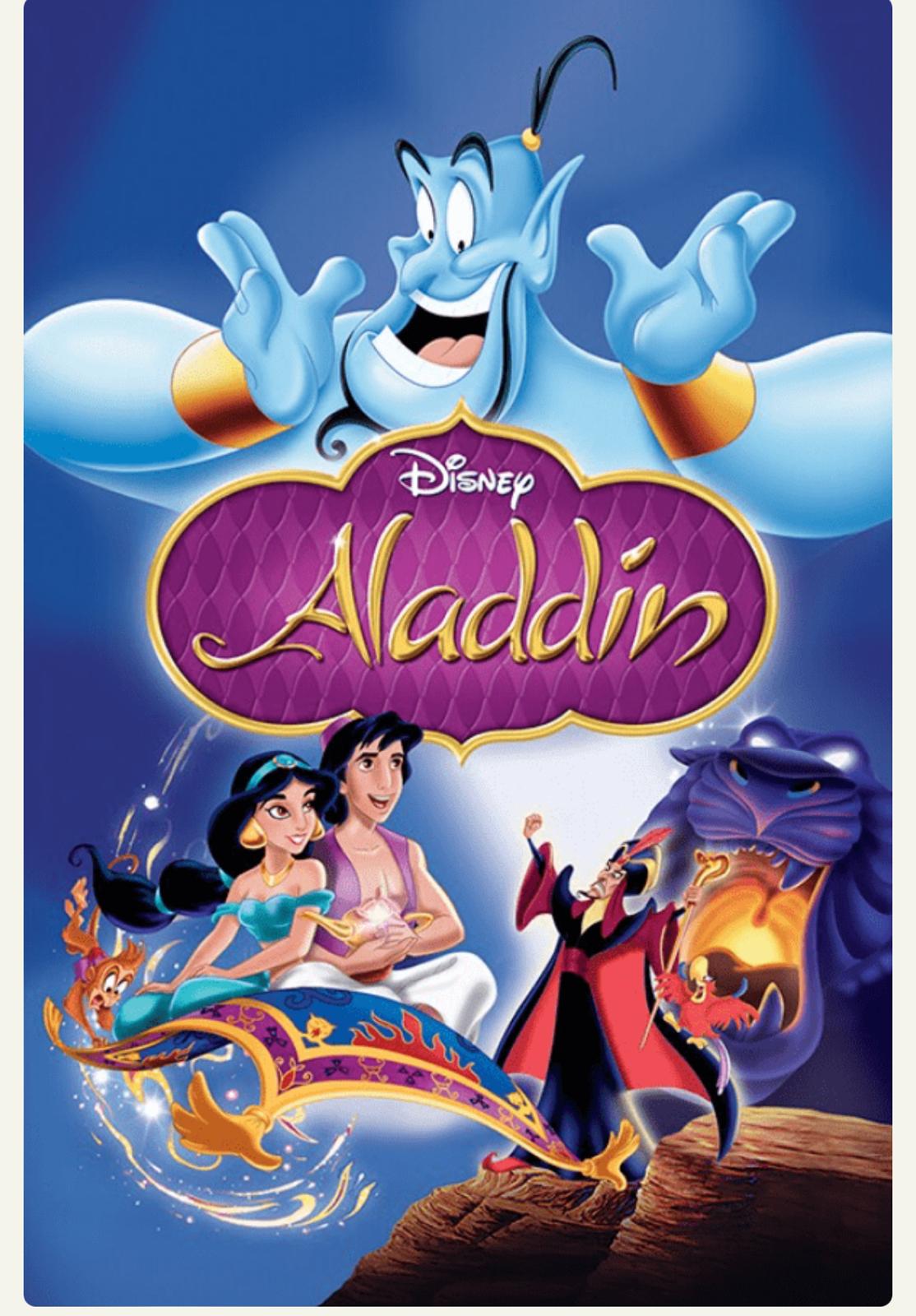 Aladdin 26th January to 8th February